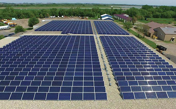 東莞市萬江企業房頂安裝光伏發電站20kw項目