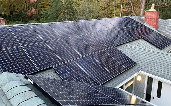 惠州工廠房頂光伏發電系統110kw