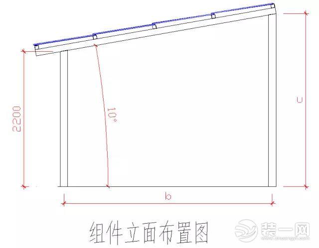組件立面布置圖