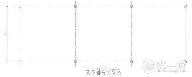 立柱軸網布置圖