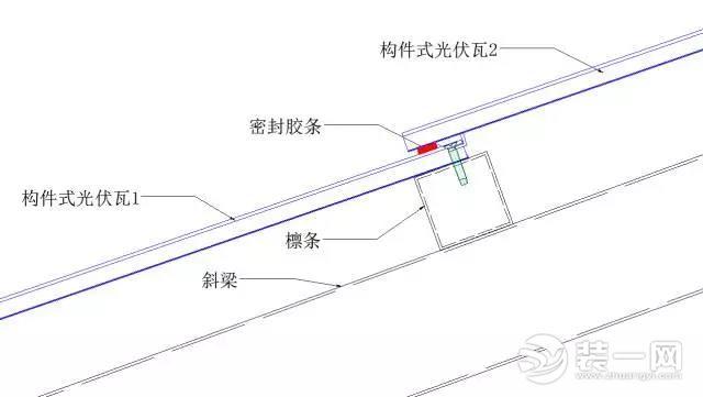 上下光伏板之間的配合